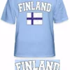 Bewild Finland Vintage Flag International Mens T-Shirt