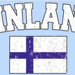 Bewild Finland Vintage Flag International Mens T-Shirt