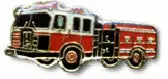 Bewild Fire Truck Pumper Lapel Pin Lapel Pins