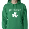 Bewild Fit Shaced (Shit Faced) St. Patricks Day Shamrock Drinking Adult Hoodie St.Patricks Day