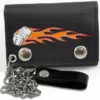 Bewild Flaming Dice Genuine Leather Chain Wallet Wallets & Chains 2 Bewild Flaming Dice Genuine Leather Chain Wallet Wallets & Chains