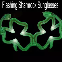 Bewild Flashing Shamrock Sunglasses