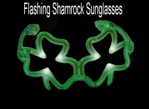 Bewild Flashing Shamrock Sunglasses 3 Bewild Flashing Shamrock Sunglasses