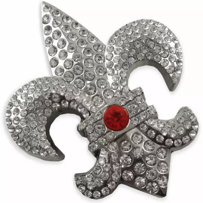 Bewild Fleur Di Lis Rhinestone Belt Buckle With FREE Leather Belt Belt Buckles 5 Bewild Fleur Di Lis Rhinestone Belt Buckle With FREE Leather Belt Belt Buckles