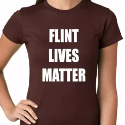 Bewild Flint Michigan Lives Matter Ladies T-shirt Say It Loud