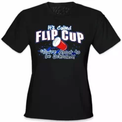 Bewild Flip Cup - You're About To Be Schooled Girls T-Shirt