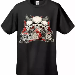 Bewild Flying Skulls Of Death Men's T-Shirt