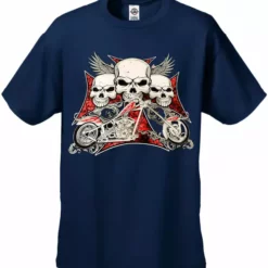Bewild Flying Skulls Of Death Men's T-Shirt 16 Bewild Flying Skulls Of Death Men's T-Shirt