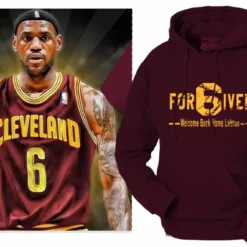 Bewild Sport Inspiration For6iven LeBron Cleveland Adult Hoodie 7 Bewild Sport Inspiration For6iven LeBron Cleveland Adult Hoodie