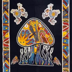 Bewild Forest Psychedelic Mushroom Tapestry (55 X 85 ) Tapestries