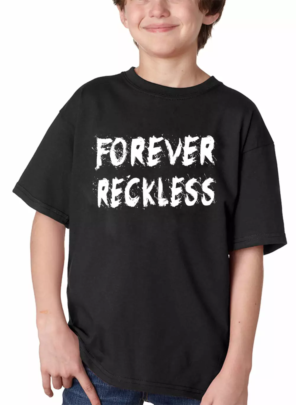 Bewild Forever Reckless, Kid's T-Shirt Cool Funny & Offensive 4 Bewild Forever Reckless, Kid's T-Shirt Cool Funny & Offensive