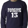 Bewild Sport Inspiration Forgive #13 Baseball Adult Crewneck 2 Bewild Sport Inspiration Forgive #13 Baseball Adult Crewneck