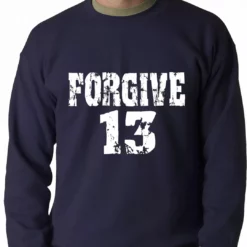 Bewild Sport Inspiration Forgive #13 Baseball Adult Crewneck