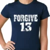 Bewild Forgive #13 Baseball Girls T-shirt