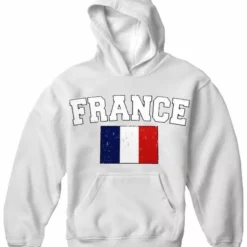 Bewild Nationality & Ethnic France Vintage Flag International Hoodie