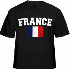 Bewild Nationality & Ethnic France Vintage Flag International Mens T-Shirt