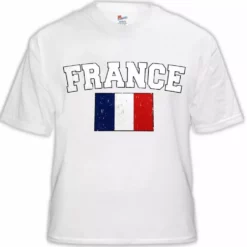 Bewild Nationality & Ethnic France Vintage Flag International Mens T-Shirt