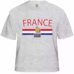 Bewild France Vintage Shield International Mens T-Shirt Nationality & Ethnic