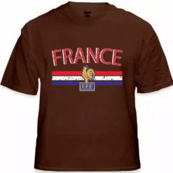 Bewild France Vintage Shield International Mens T-Shirt Nationality & Ethnic