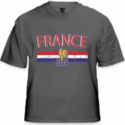 Bewild France Vintage Shield International Mens T-Shirt Nationality & Ethnic