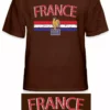 Bewild France Vintage Shield International Mens T-Shirt Nationality & Ethnic