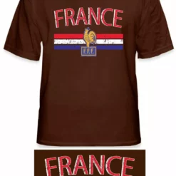 Bewild France Vintage Shield International Mens T-Shirt Nationality & Ethnic