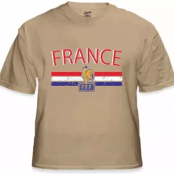 Bewild France Vintage Shield International Mens T-Shirt Nationality & Ethnic