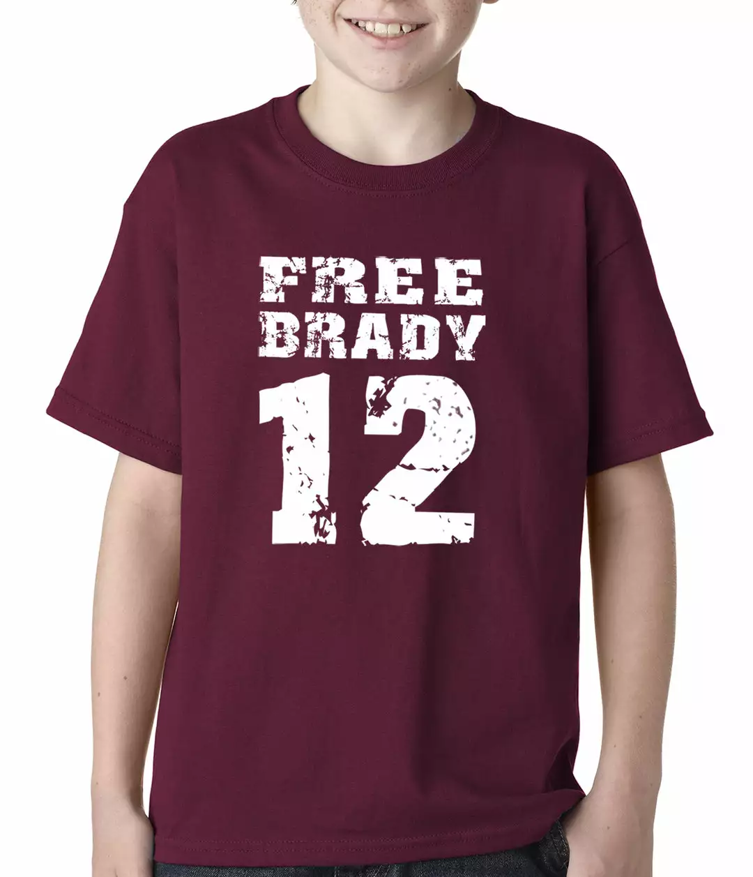 Bewild Free Brady #12 - Deflategate New England Football Kids T-shirt 4 Bewild Free Brady #12 - Deflategate New England Football Kids T-shirt