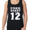 Bewild Free Brady #12 - Deflategate New England Football Tank Top