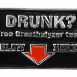Bewild Free Breathalyzer Tests Belt Buckle With FREE Leather Belt