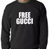 Bewild Hip-Hop Inspired Clothing Free Gucci Guwop Adult Crewneck