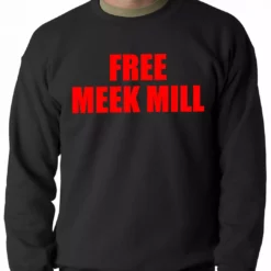 Bewild Free Meek Mill Hip Hop Adult Crewneck