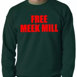 Bewild Free Meek Mill Hip Hop Adult Crewneck