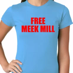 Bewild Free Meek Mill Hip Hop Ladies T-shirt