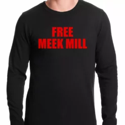 Bewild Free Meek Mill Hip Hop Thermal Shirt