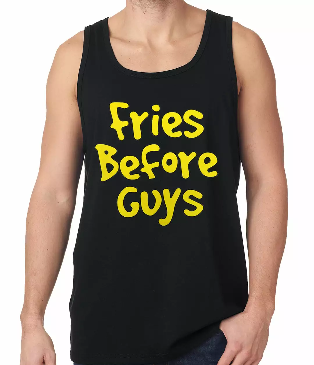 Bewild Fries Before Guys Tank Top Cool Funny & Offensive 3 Bewild Fries Before Guys Tank Top Cool Funny & Offensive