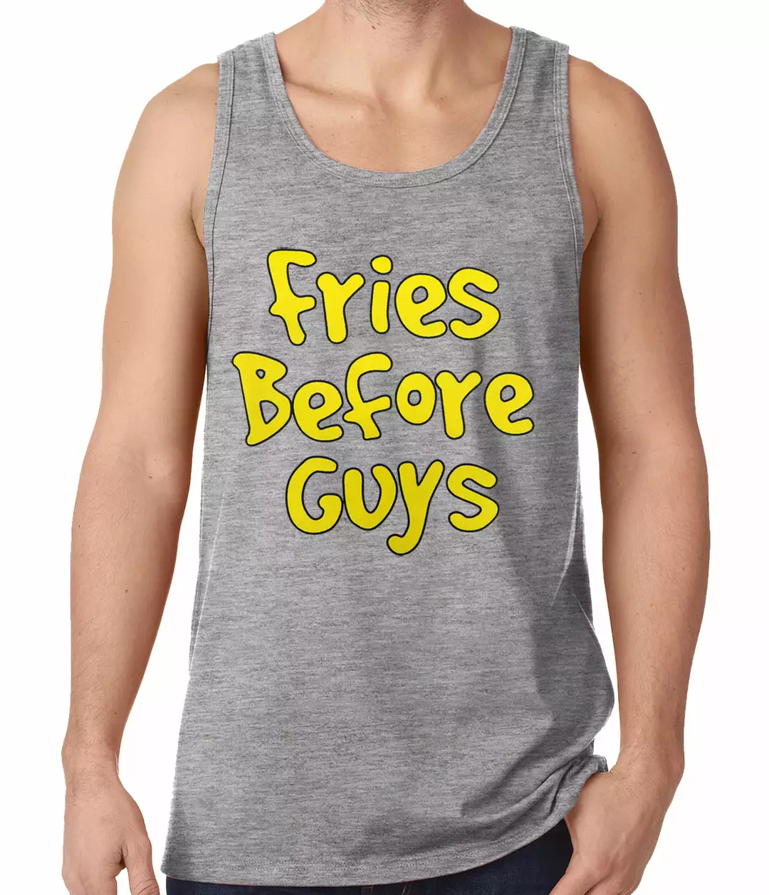 Bewild Fries Before Guys Tank Top Cool Funny & Offensive 6 Bewild Fries Before Guys Tank Top Cool Funny & Offensive