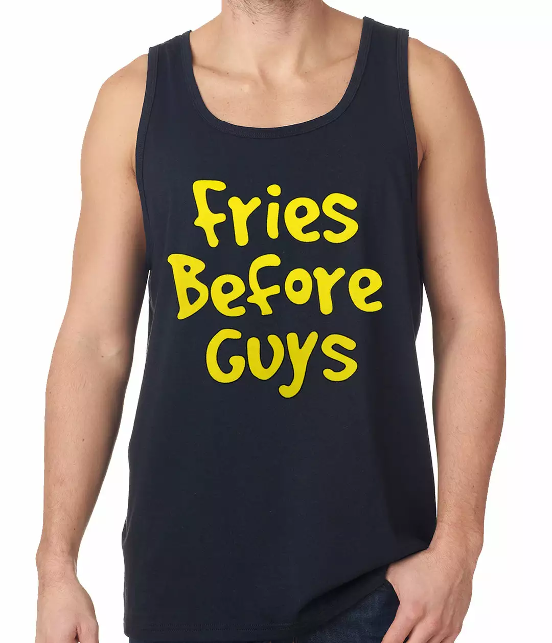 Bewild Fries Before Guys Tank Top Cool Funny & Offensive 7 Bewild Fries Before Guys Tank Top Cool Funny & Offensive
