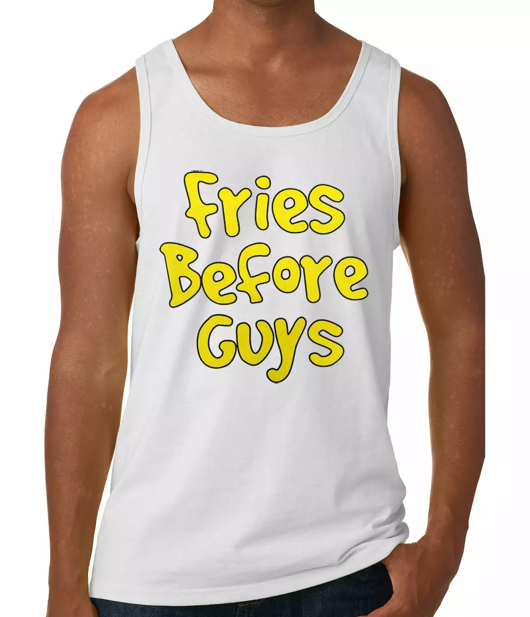 Bewild Fries Before Guys Tank Top Cool Funny & Offensive 9 Bewild Fries Before Guys Tank Top Cool Funny & Offensive