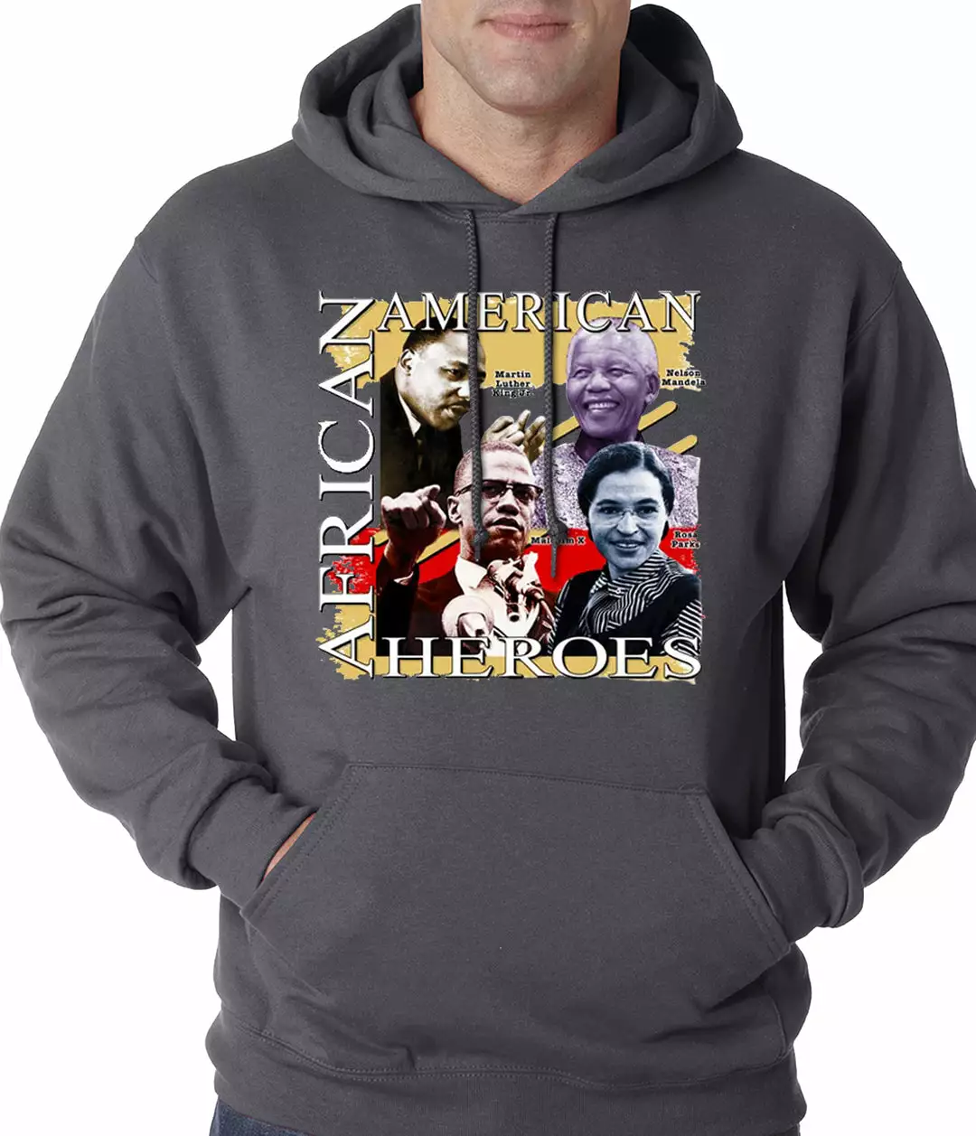 Bewild Nationality & Ethnic Full Color African American Heroes Adult Hoodie 4 Bewild Nationality & Ethnic Full Color African American Heroes Adult Hoodie