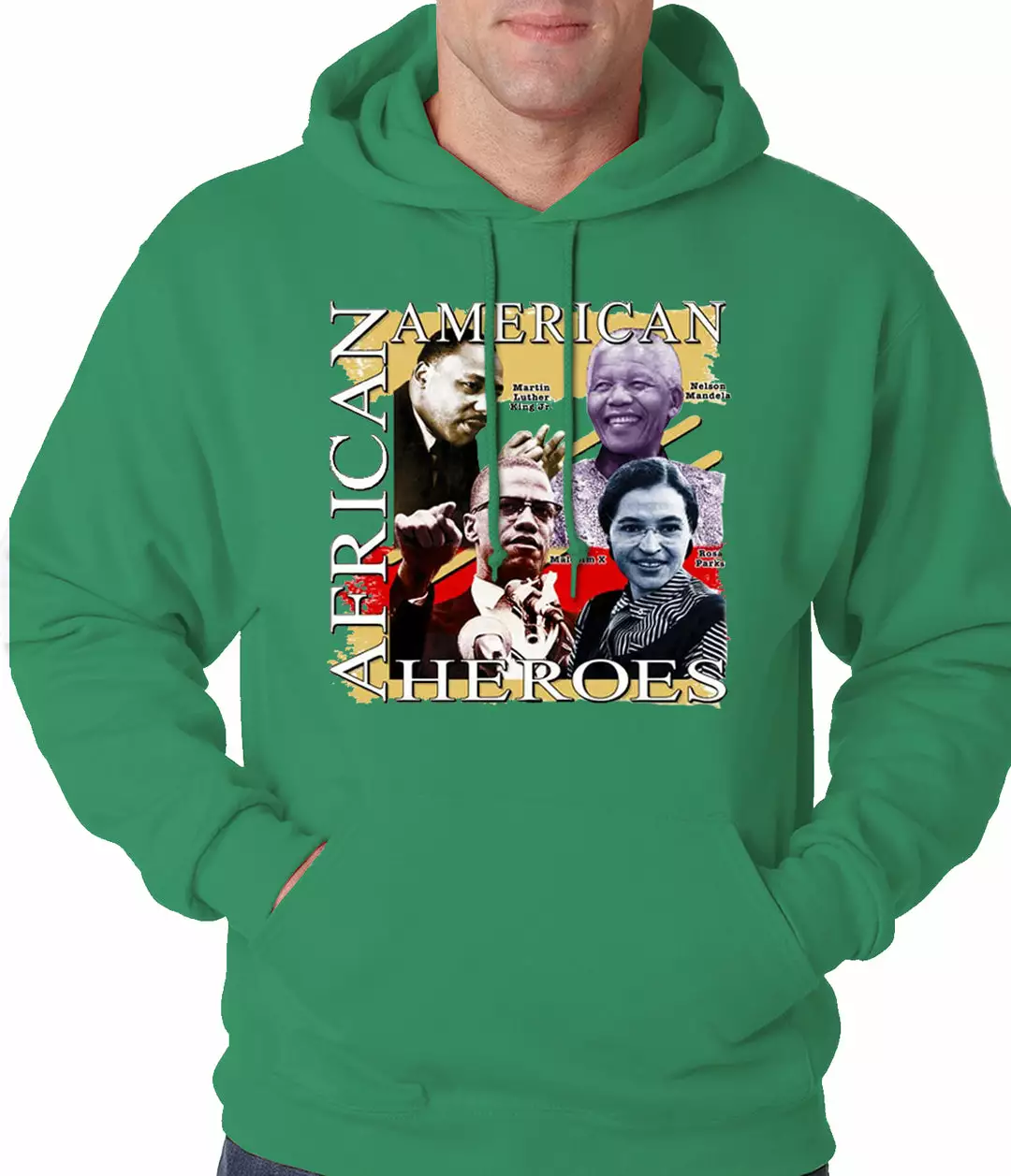 Bewild Nationality & Ethnic Full Color African American Heroes Adult Hoodie 7 Bewild Nationality & Ethnic Full Color African American Heroes Adult Hoodie