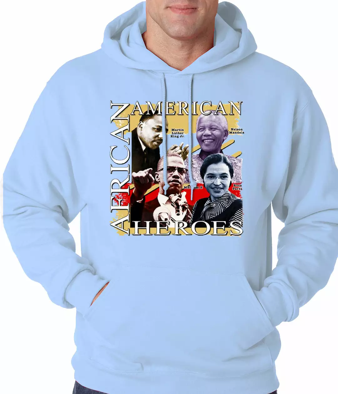 Bewild Nationality & Ethnic Full Color African American Heroes Adult Hoodie 8 Bewild Nationality & Ethnic Full Color African American Heroes Adult Hoodie