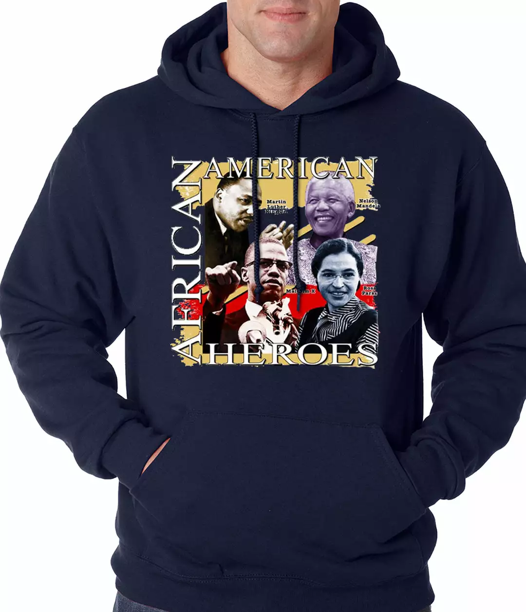 Bewild Nationality & Ethnic Full Color African American Heroes Adult Hoodie 9 Bewild Nationality & Ethnic Full Color African American Heroes Adult Hoodie