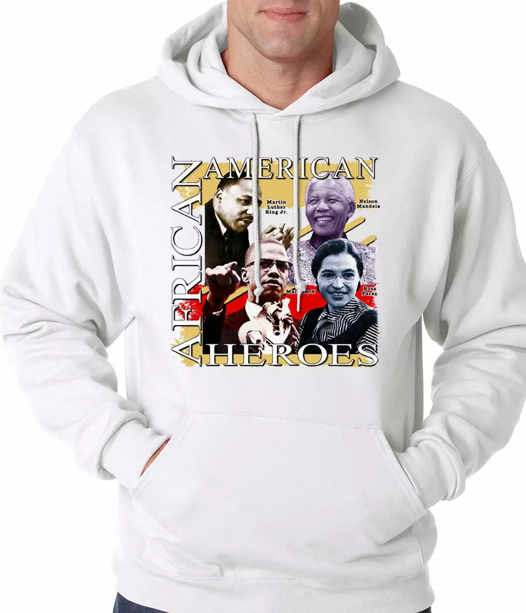 Bewild Nationality & Ethnic Full Color African American Heroes Adult Hoodie 12 Bewild Nationality & Ethnic Full Color African American Heroes Adult Hoodie