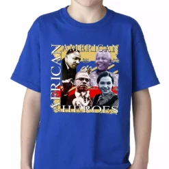 Bewild Full Color African American Heroes Kids T-shirt 16 Bewild Full Color African American Heroes Kids T-shirt