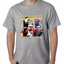 Bewild Full Color African American Heroes Mens T-shirt