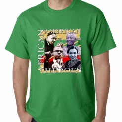 Bewild Full Color African American Heroes Mens T-shirt
