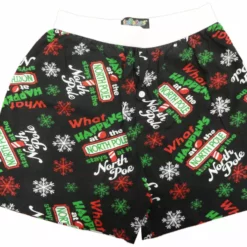 Bewild Fun Boxers - What Happens In The North Pole Stays In The North Pole Funny Boxer Shorts Men's Boxers