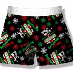 Bewild Fun Boxers - What Happens In The North Pole Stays In The North Pole Funny Boxer Shorts Men's Boxers