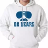 Bewild Sport Inspiration Funny "Da Bears" Sunglasses & Mustache Adult Hoodie